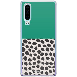 Casimoda Huawei P30 siliconen hoesje - Wild dots