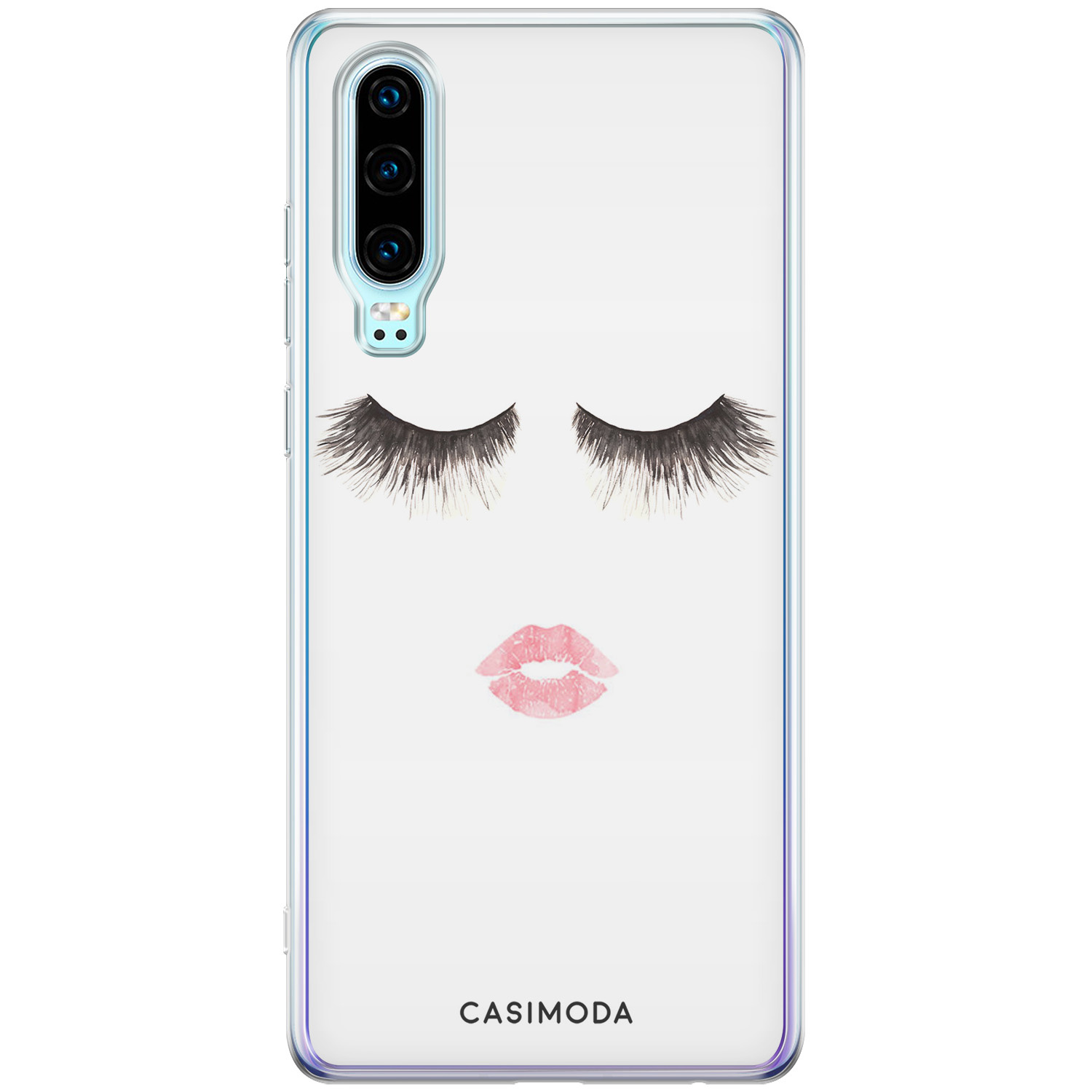 Huawei P30 siliconen hoesje - Kiss wink