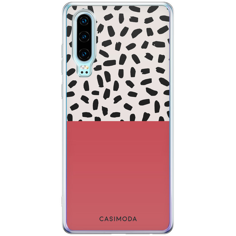 Casimoda Huawei P30 siliconen hoesje - Confetti