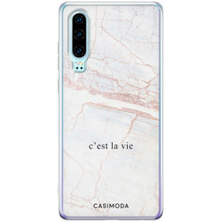 Casimoda Huawei P30 siliconen hoesje - C'est la vie