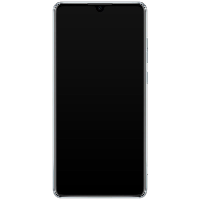 Casimoda Huawei P30 siliconen telefoonhoesje - Palm leaves silhouette