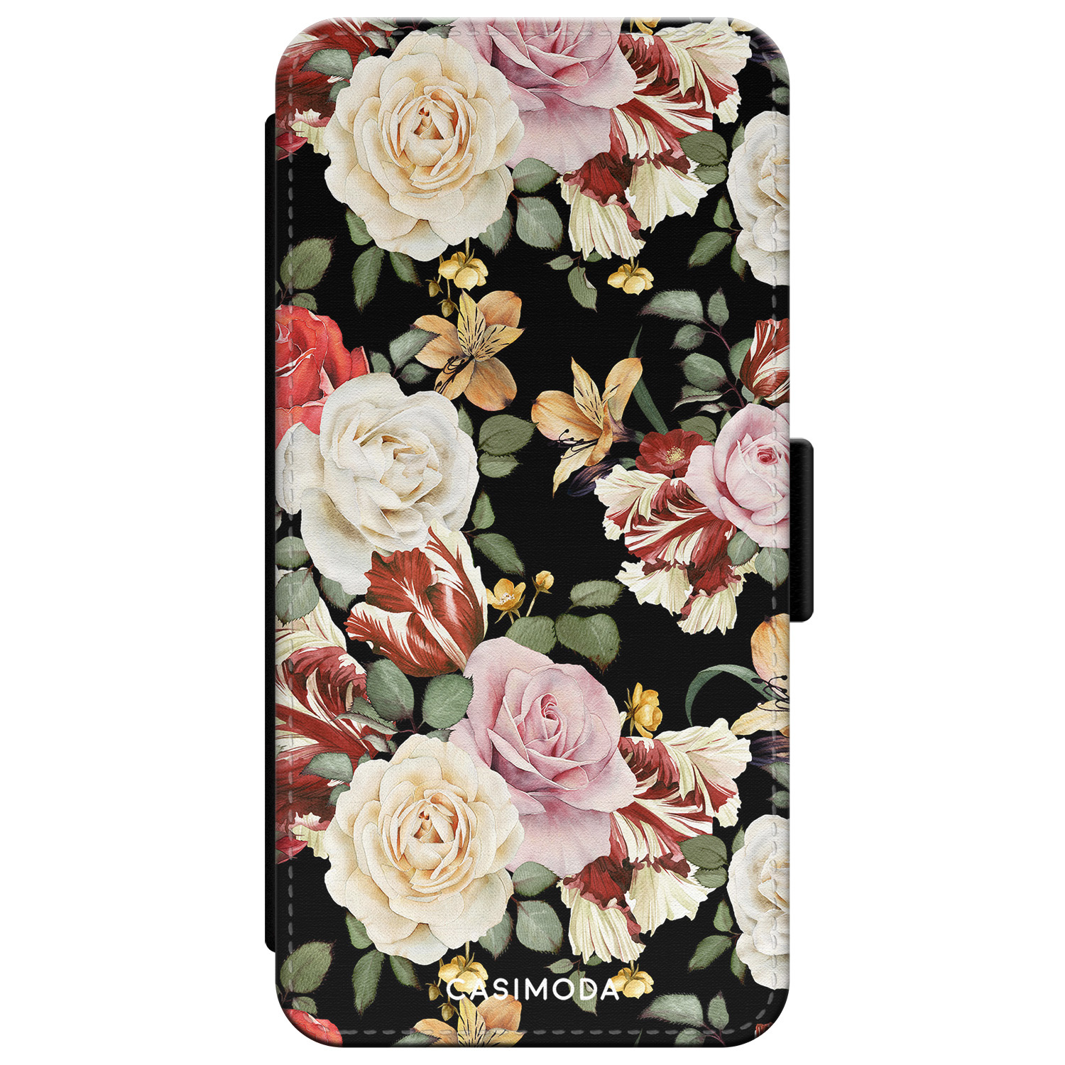 iPhone XR flipcase Bloemenparade