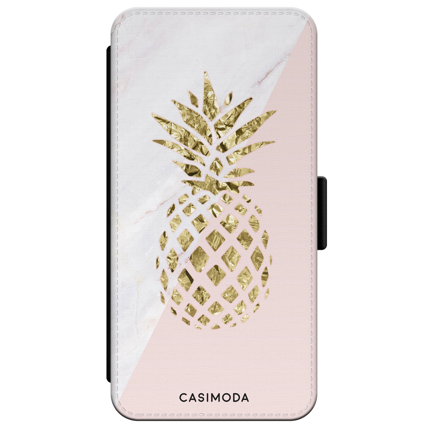 iPhone XR flipcase Ananas