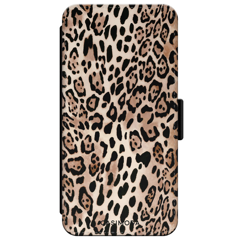 Casimoda iPhone XR flipcase - Luipaard print