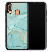 Casimoda Samsung Galaxy A40 hoesje - Touch of mint