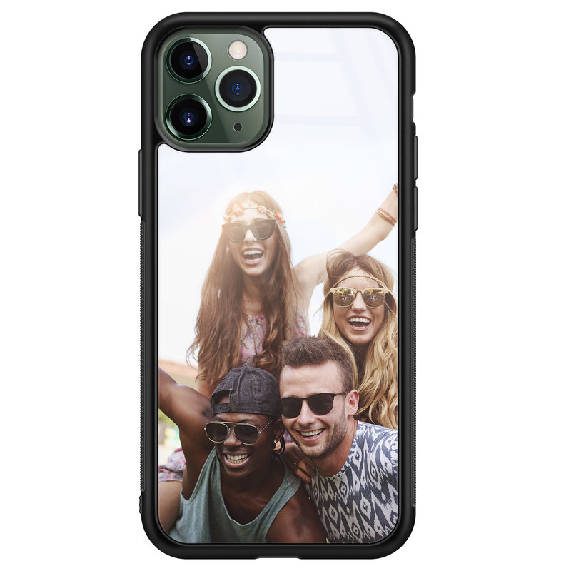 Casimoda iPhone 11 Pro glazen hoesje - Hardcase met foto