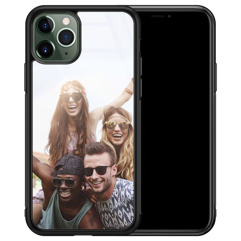 Casimoda iPhone 11 Pro glazen hoesje - Hardcase met foto