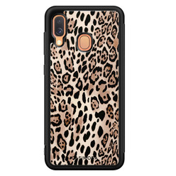 Casimoda Samsung Galaxy A40 hoesje - Golden wildcat