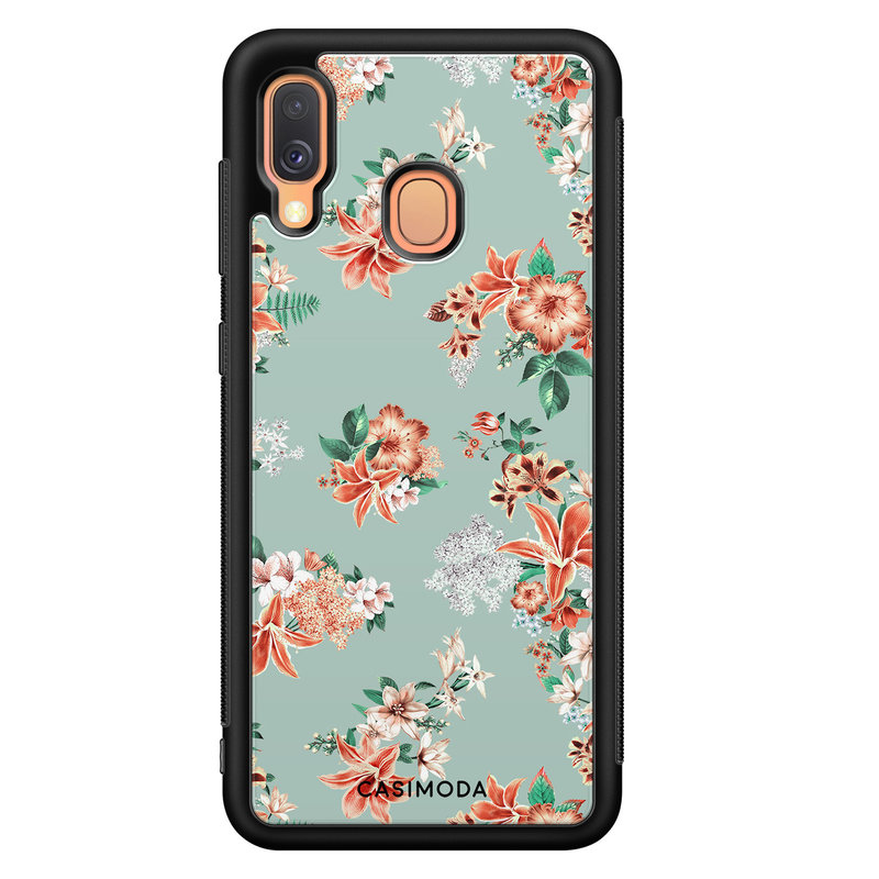 Casimoda Samsung Galaxy A40 hoesje - Lovely flowers