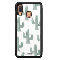 Casimoda Samsung Galaxy A40 hoesje - Cactus print