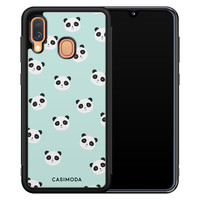 Casimoda Samsung Galaxy A40 hoesje - Panda print