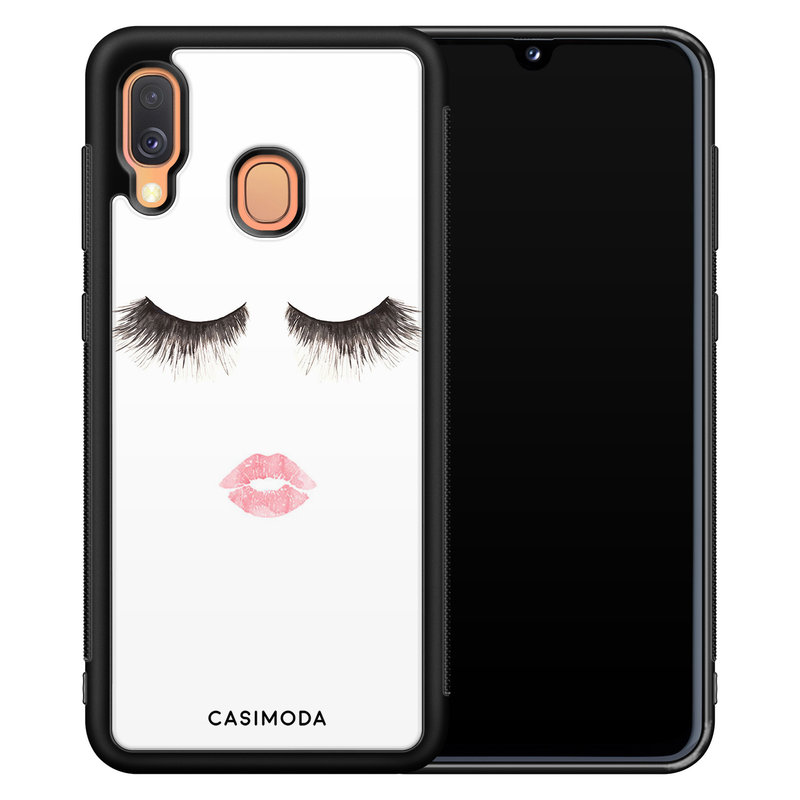 Casimoda Samsung Galaxy A40 hoesje - Kiss wink