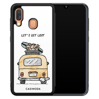 Casimoda Samsung Galaxy A40 hoesje - Let's get lost