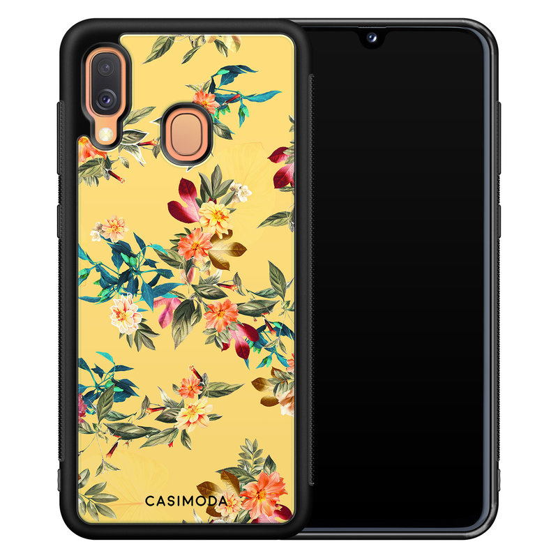 Casimoda Samsung Galaxy A40 hoesje - Florals for days