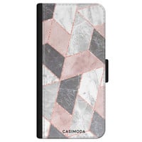 Casimoda iPhone 11 flipcase - Stone grid