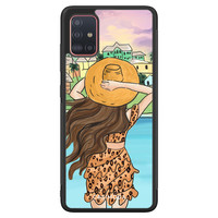 Casimoda Samsung Galaxy A51 hoesje - Sunset girl