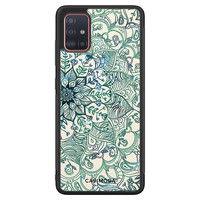 Casimoda Samsung Galaxy A51 hoesje - Mandala blauw