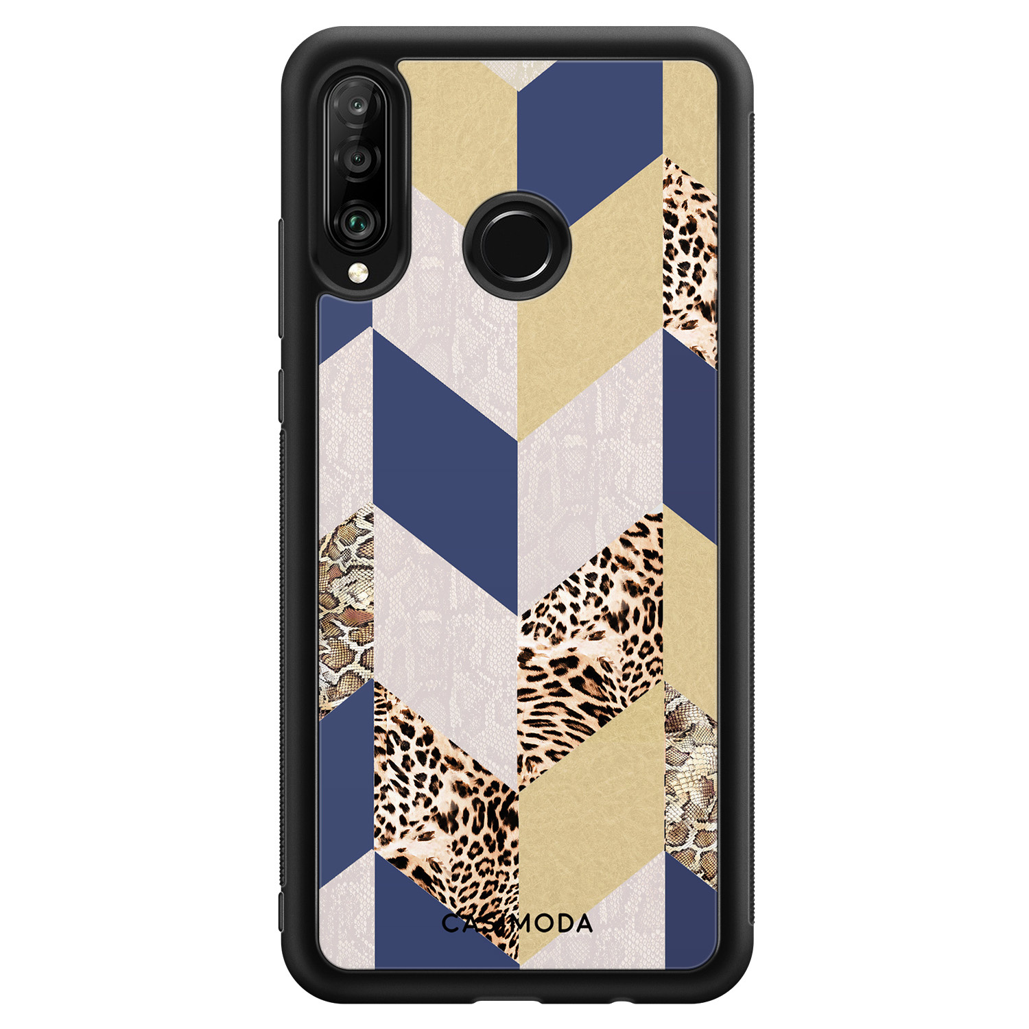 Huawei P30 Lite hoesje - Blue leo wild