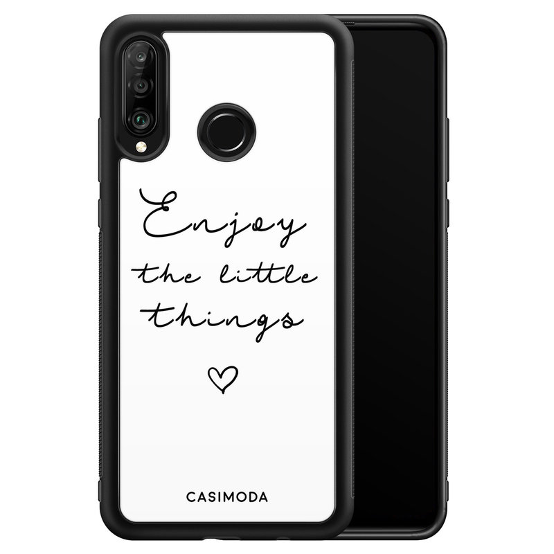 Casimoda Huawei P30 Lite hoesje - Enjoy life