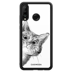 Casimoda Huawei P30 Lite hoesje - Peekaboo