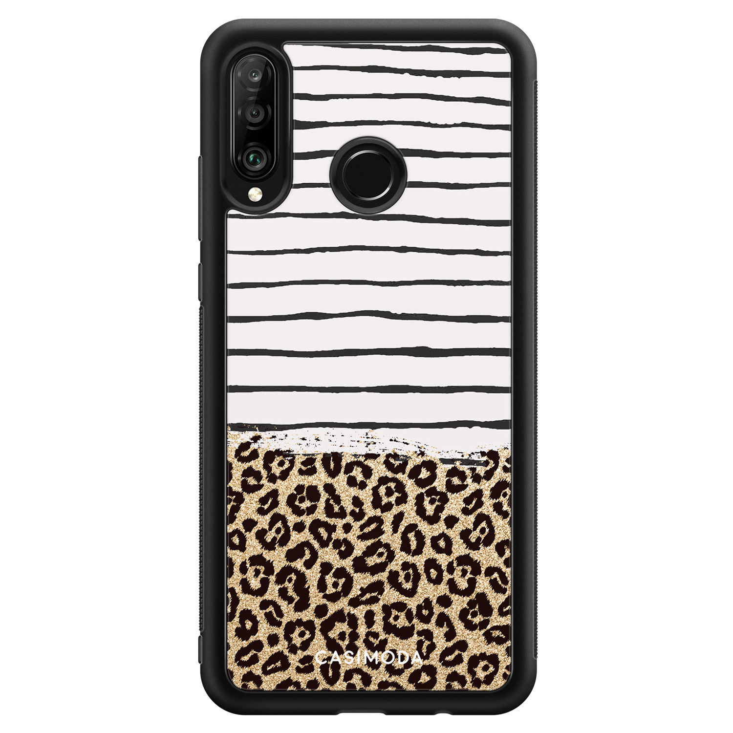 Huawei P30 Lite hoesje - Leopard lines