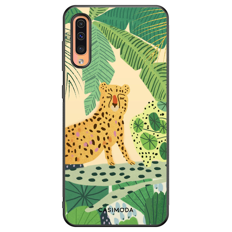 Casimoda Samsung Galaxy A50/A30s hoesje - Jungle luipaard