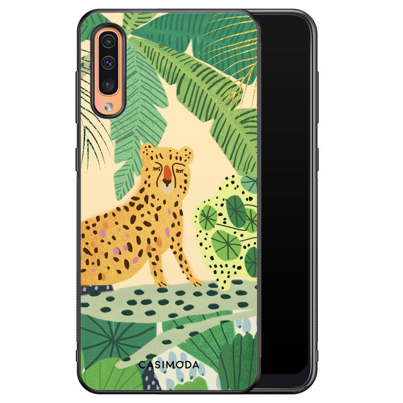 Casimoda Samsung Galaxy A50/A30s hoesje - Jungle luipaard