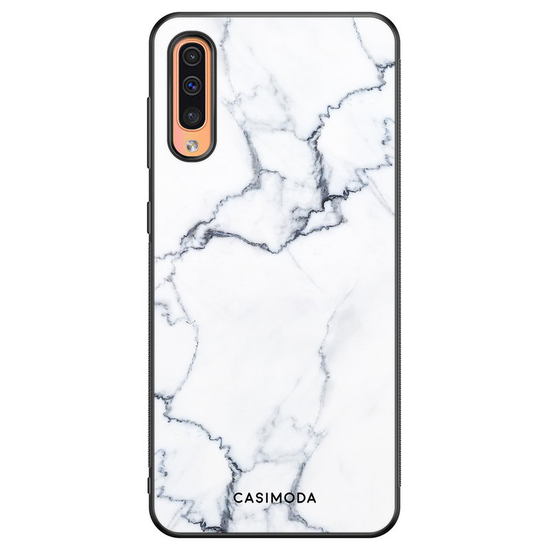 Casimoda Samsung Galaxy A50/A30s hoesje - Marmer grijs