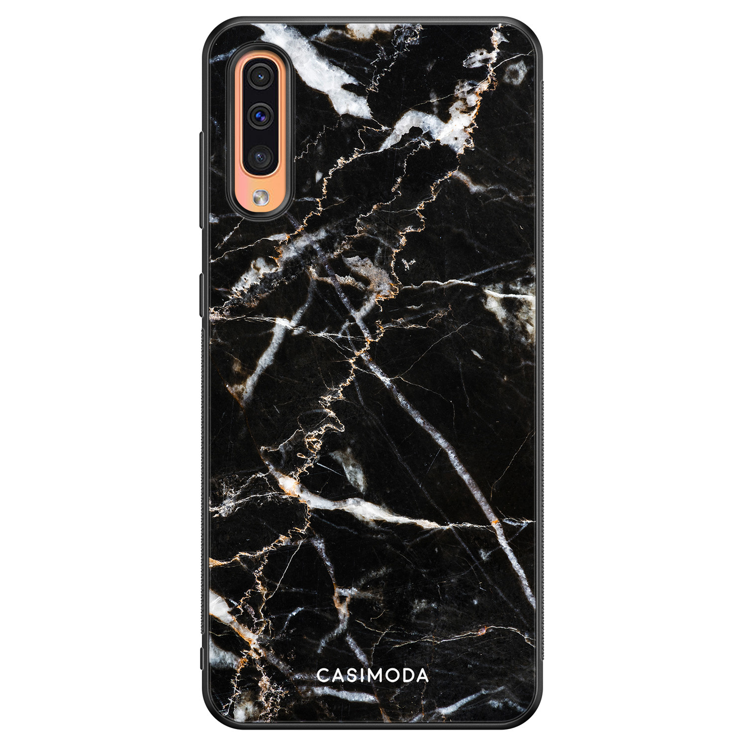 Samsung Galaxy A50/A30s hoesje - Marmer zwart