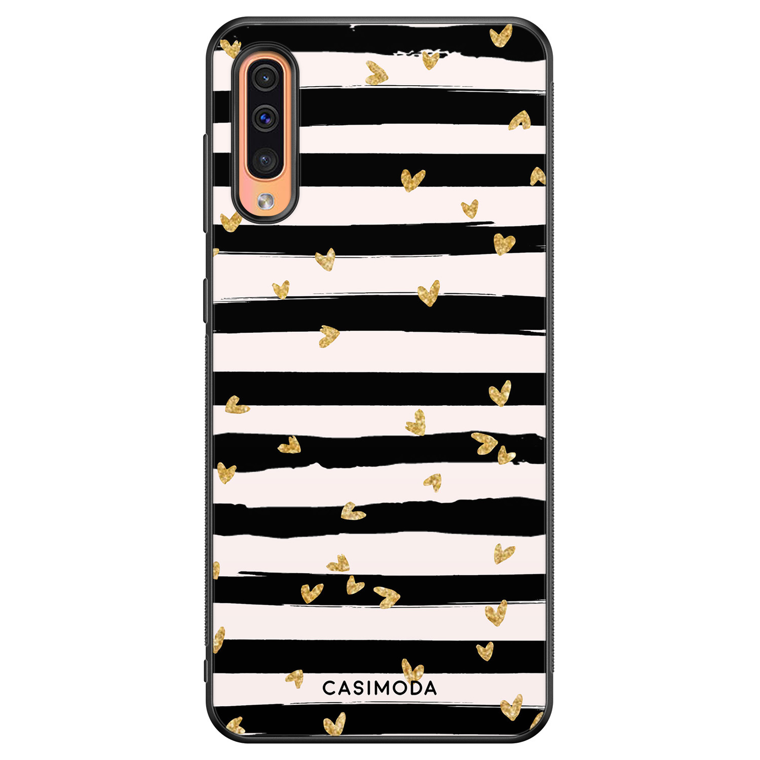 Samsung Galaxy A50 A30s hoesje Hart streepjes Casimoda