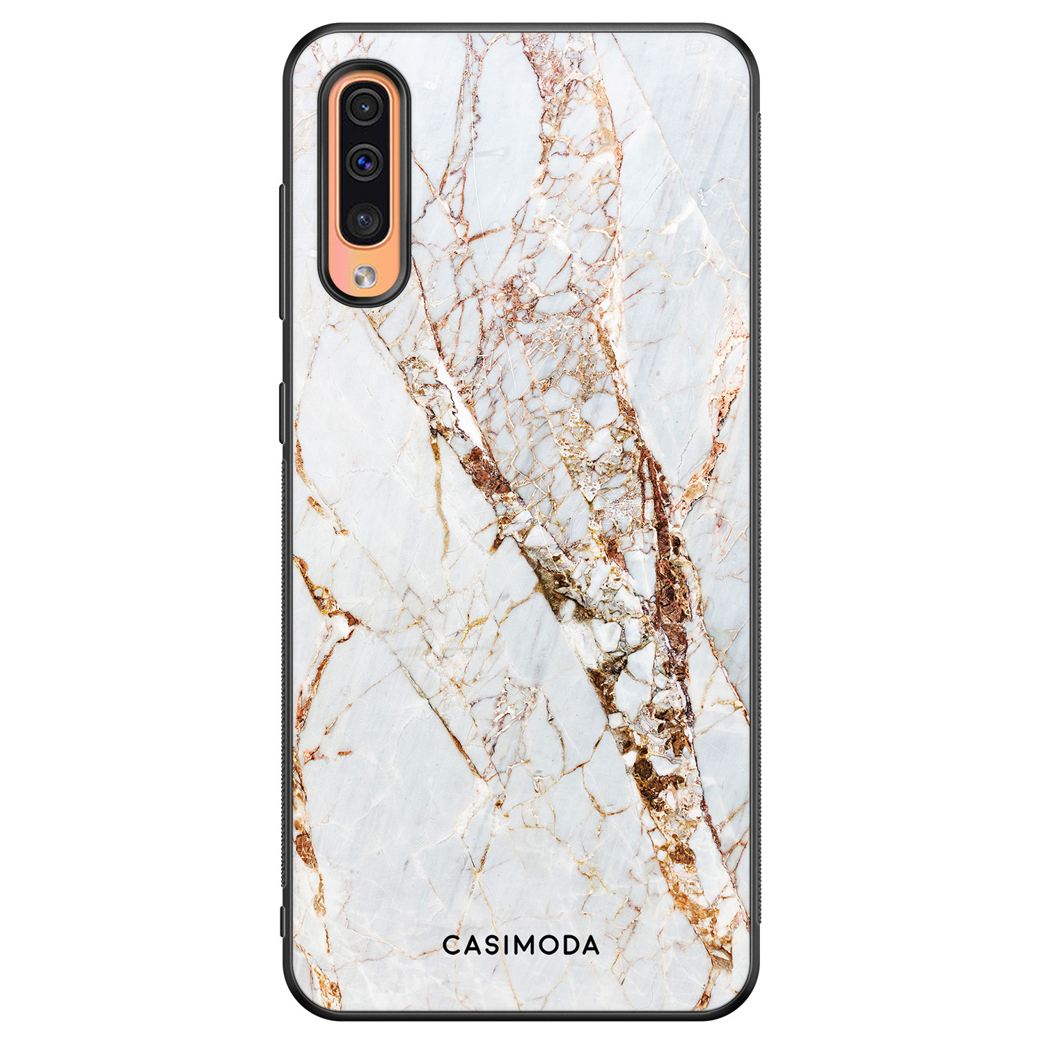 Samsung Galaxy A50 A30s hoesje Marmer goud