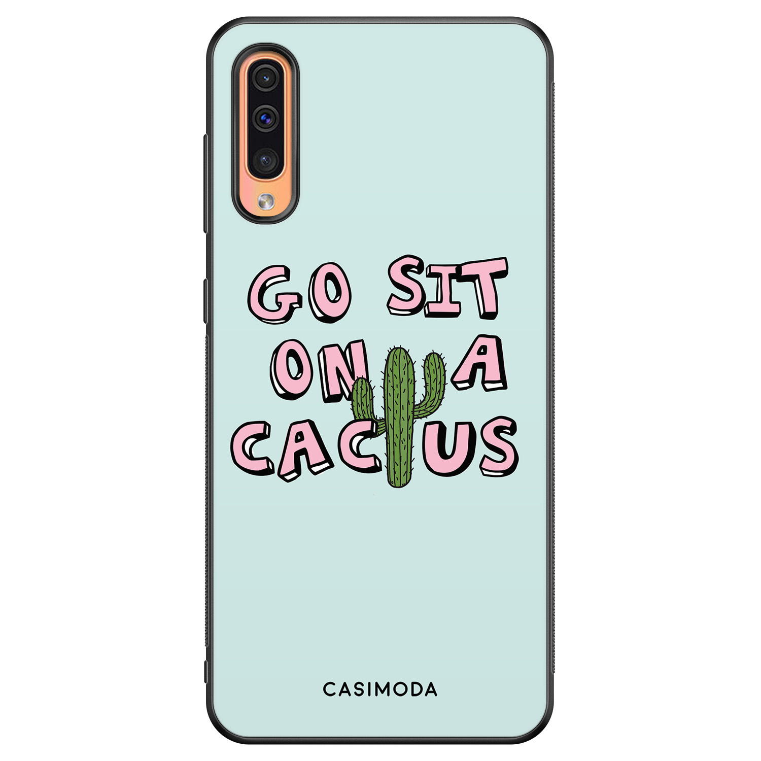 Samsung Galaxy A50 A30s hoesje Go sit on a cactus