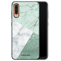 Casimoda Samsung Galaxy A50/A30s hoesje - Minty marmer collage