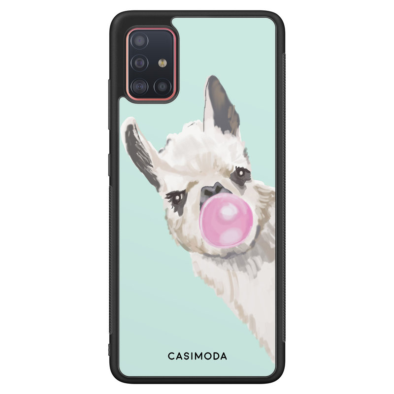 Casimoda Samsung Galaxy A51 hoesje - Retro lama