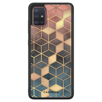 Casimoda Samsung Galaxy A51 hoesje - Cubes art