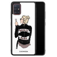 Casimoda Samsung Galaxy A51 hoesje - Badass babe blondine