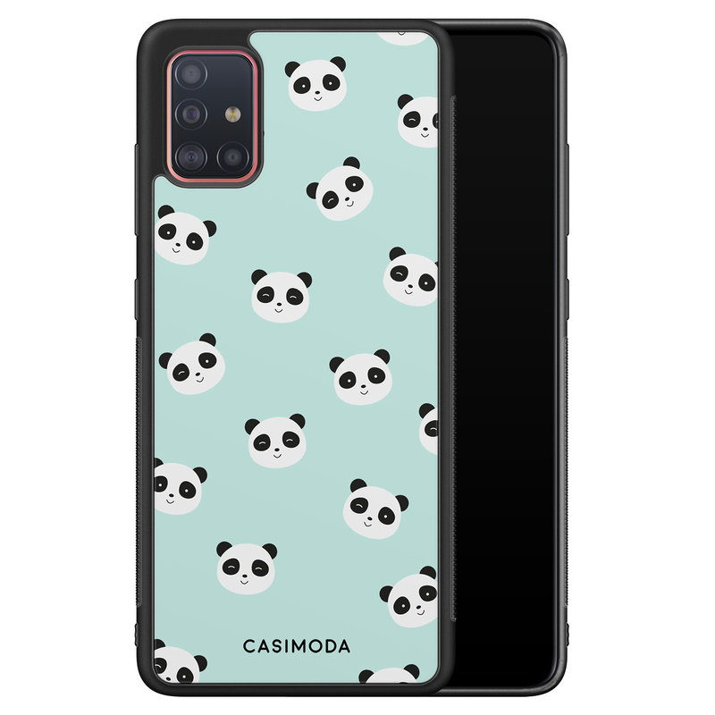 Casimoda Samsung Galaxy A51 hoesje - Panda print