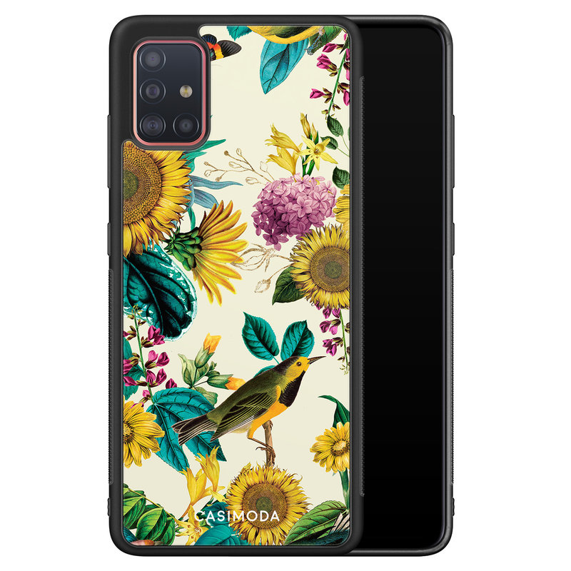 Casimoda Samsung Galaxy A51 hoesje - Sunflowers