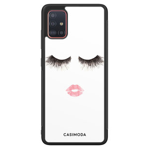Casimoda Samsung Galaxy A51 hoesje - Kiss wink