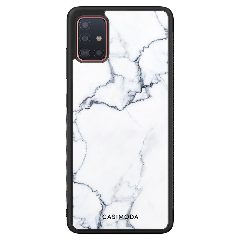 Casimoda Samsung Galaxy A51 hoesje - Marmer grijs