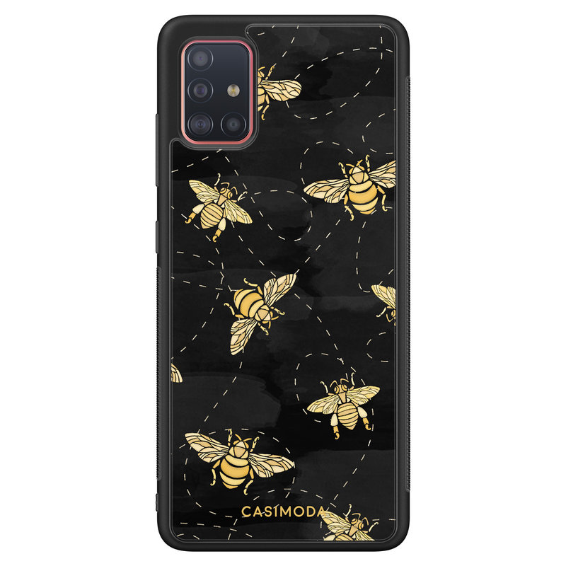 Casimoda Samsung Galaxy A51 hoesje - Bee yourself