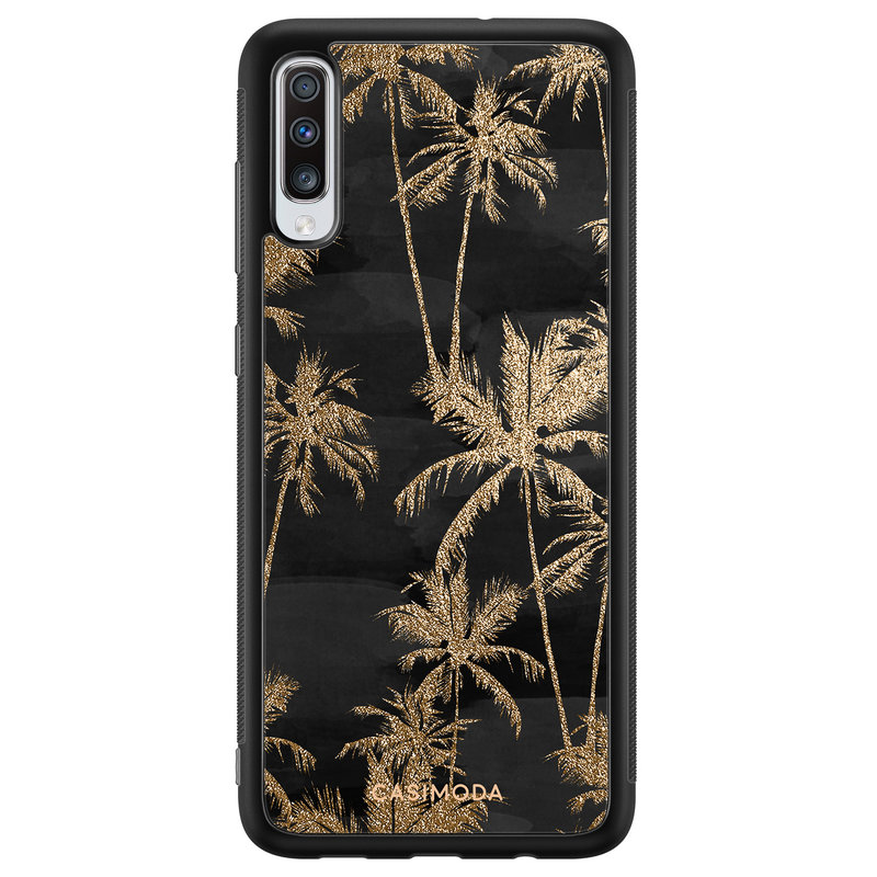 Casimoda Samsung Galaxy A70 hoesje - Palmbomen