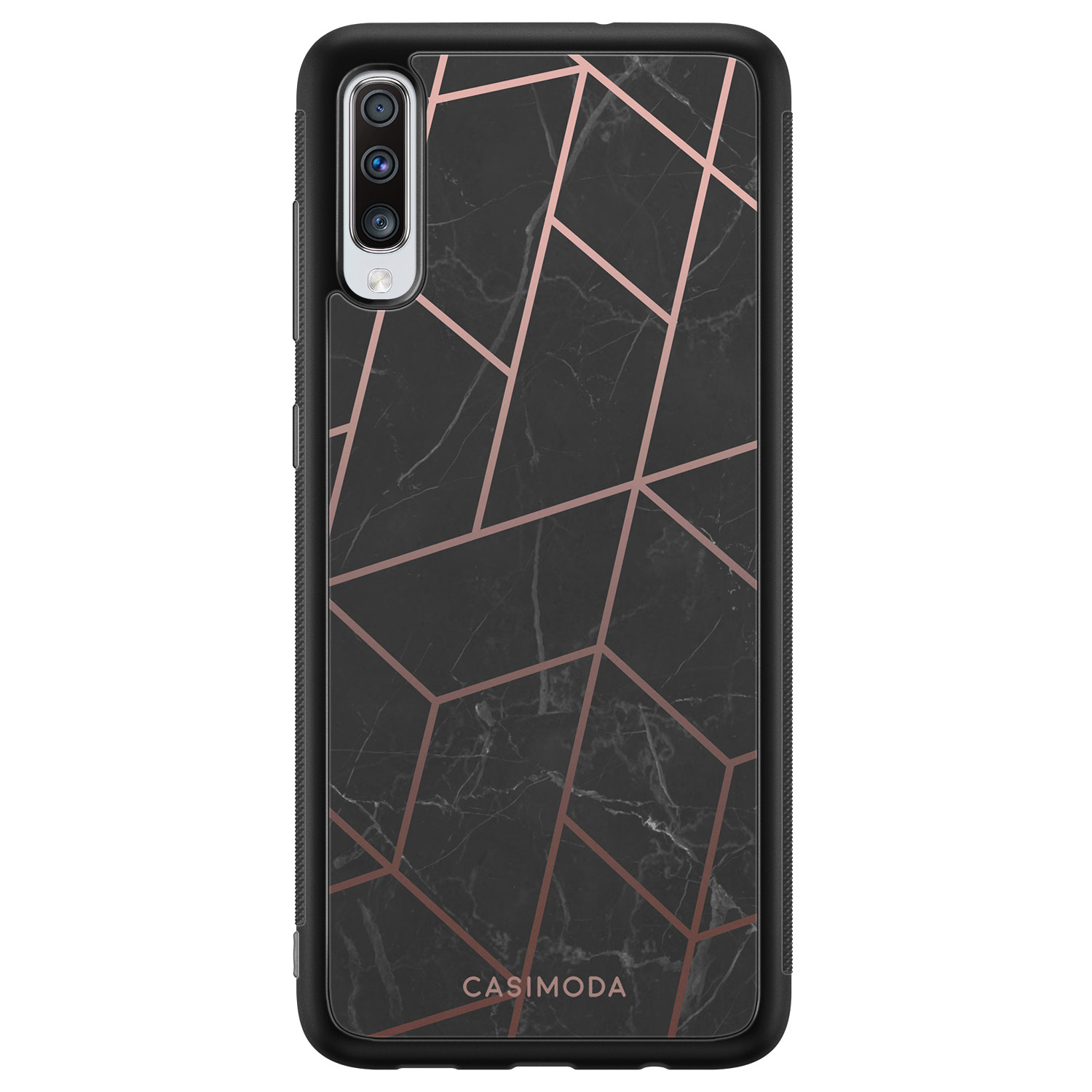 Samsung Galaxy A70 hoesje Marble grid