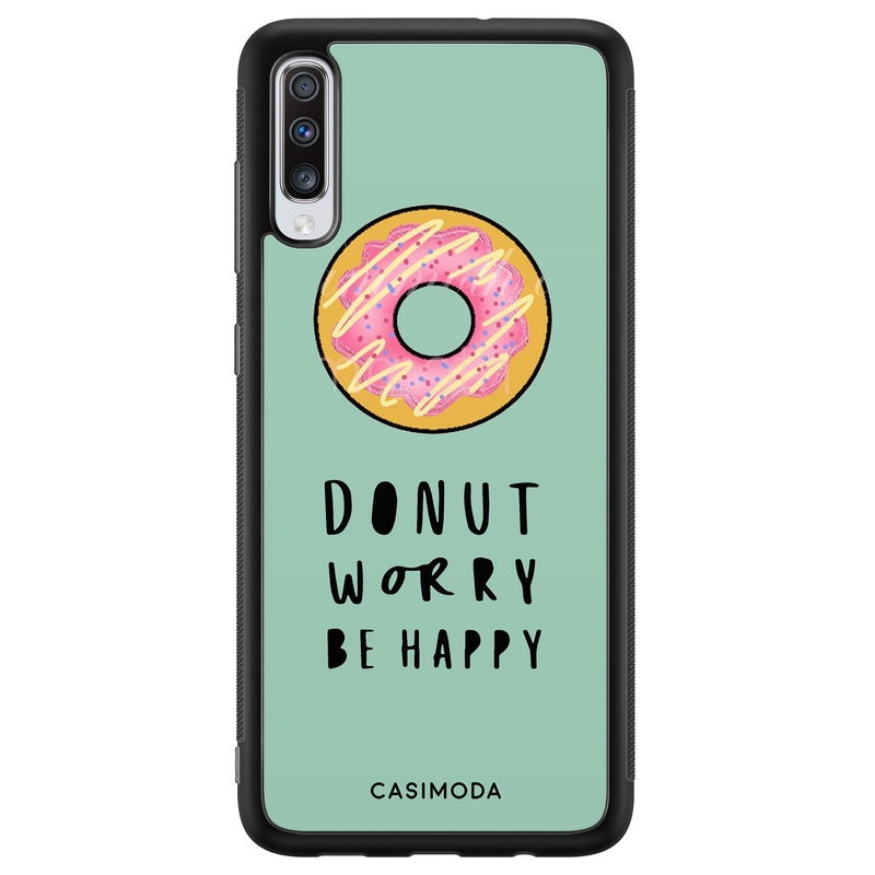 Casimoda Samsung Galaxy A70 hoesje - Donut worry