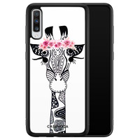 Casimoda Samsung Galaxy A70 hoesje - Giraffe