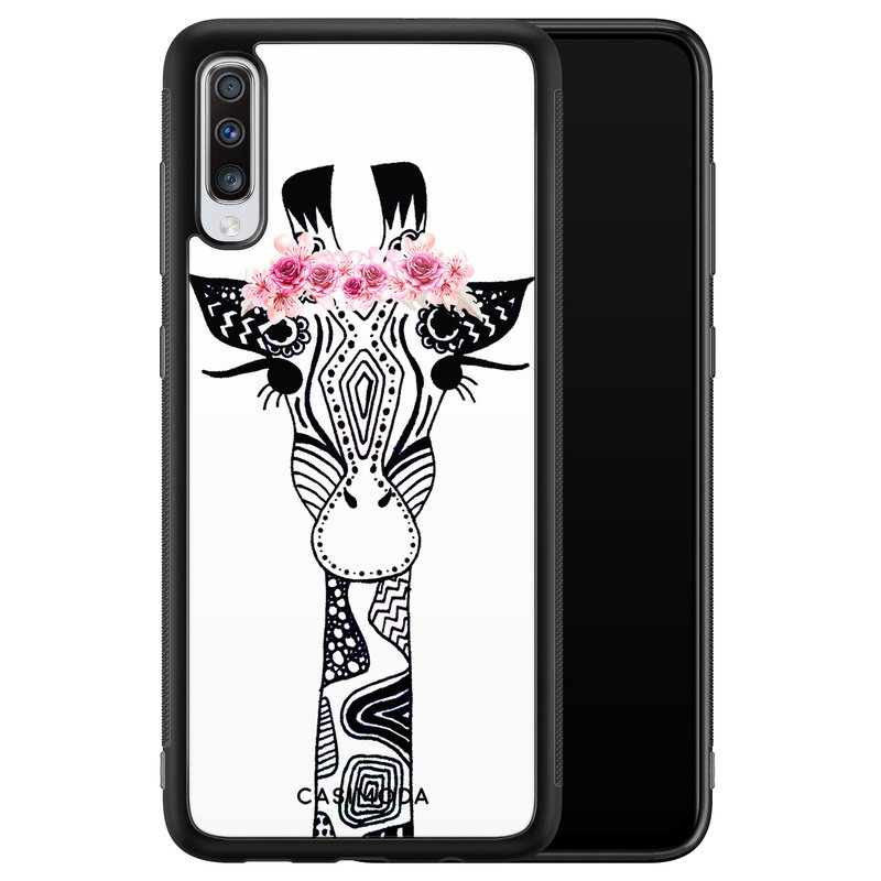 Casimoda Samsung Galaxy A70 hoesje - Giraffe