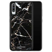 Casimoda Samsung Galaxy A70 hoesje - Marmer zwart