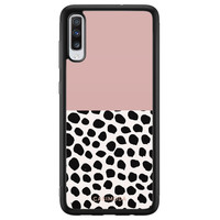 Casimoda Samsung Galaxy A70 hoesje - Pink dots