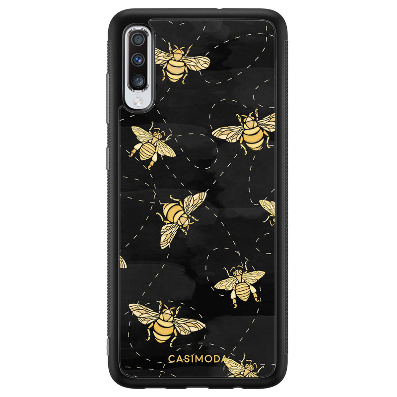 Casimoda Samsung Galaxy A70 hoesje - Bee yourself