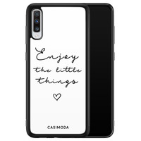 Casimoda Samsung Galaxy A70 hoesje - Enjoy life